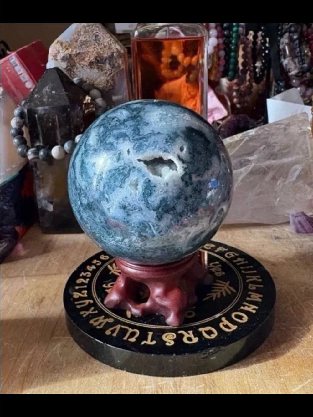 Moss Agate Sphere